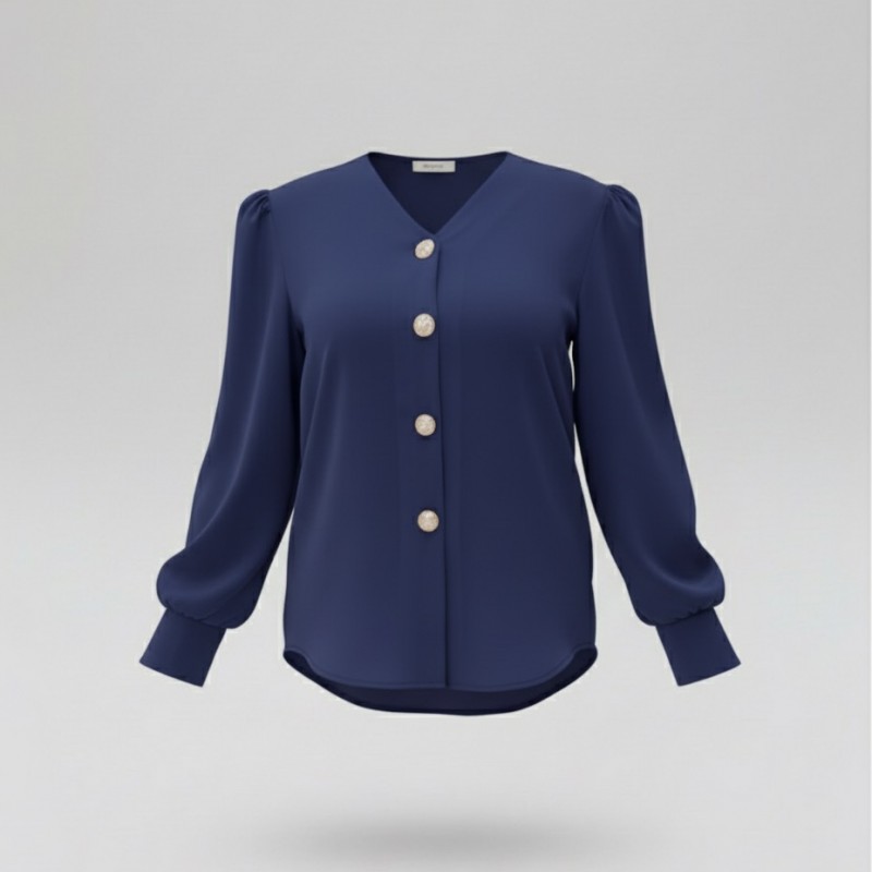 شومیز مجلسی جلو دکمه