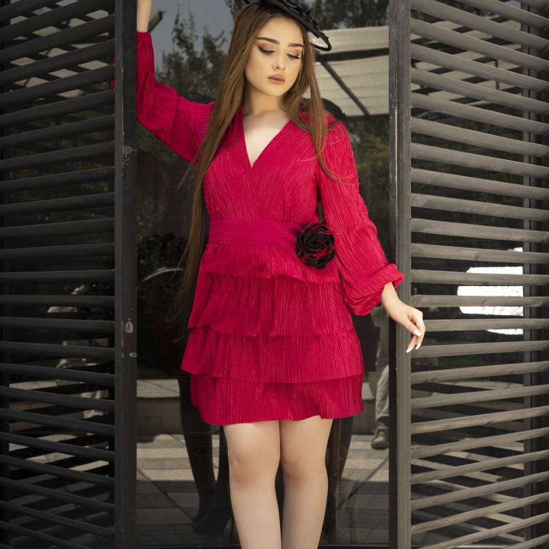 پیراهن مینی  marcella  سرخابی