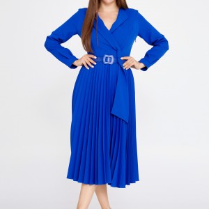 پیراهن کاربنی پلیسه ای