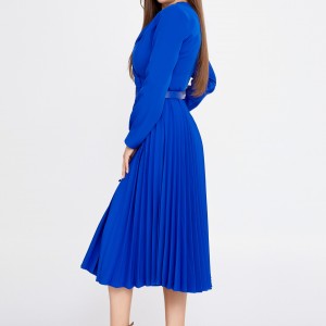 پیراهن کاربنی پلیسه ای