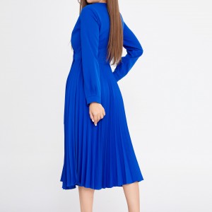 پیراهن کاربنی پلیسه ای