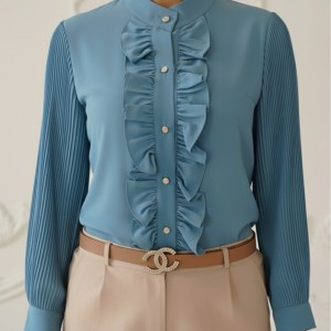 شومیز آستین پلیسه