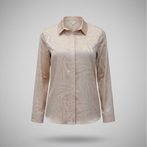 شومیز ساتن با طرح های محو