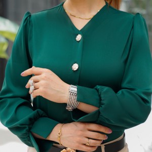 شومیز مجلسی جلو دکمه