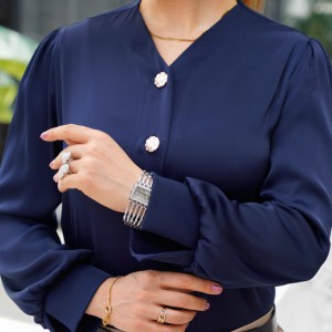 شومیز مجلسی جلو دکمه