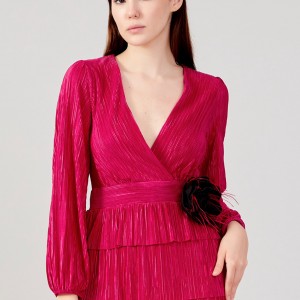 پیراهن مینی  marcella  سرخابی