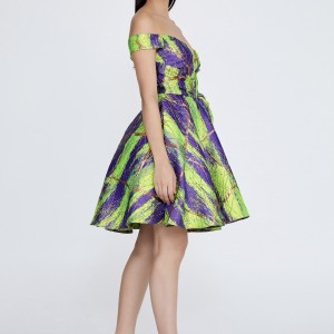 پیراهن ژاکارد عروسکی olivia