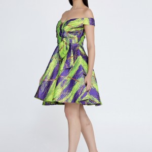 پیراهن ژاکارد عروسکی olivia