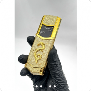 گوشی ساده لاکچری ورتو مدل دراگون VERTU V10 Dragonدو سیم کارت رجیستر شده با کدفعالسازی (بدون گارانتی شرکتی)