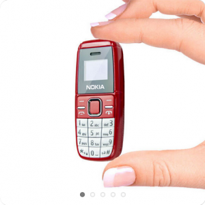گوشی ساده مینی انگشتی مدل Nokia BM200 دو سیم کارت (گارانتی سلامت 7روزه تست و تعویض)