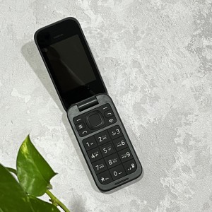 گوشی ساده تاشو نوکیا Nokia 2660 Flip دو سیم کارت (رجیستر+ کدفعالسازی) (بدون گارانتی) تاشو