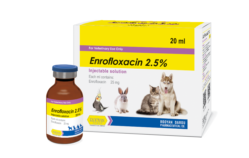 انروفلوکساسین 2.5% Enrofloxacin 2.5%