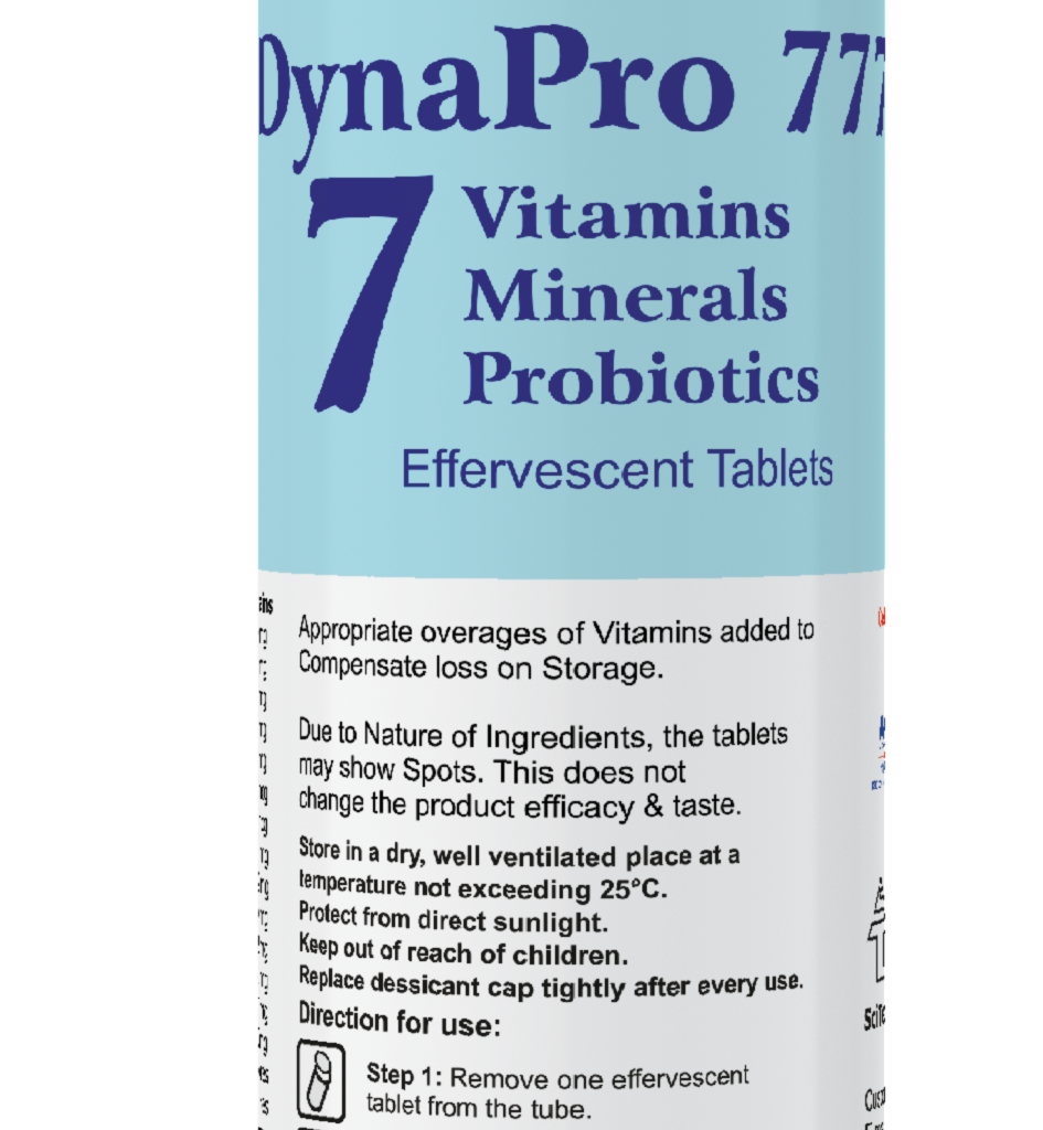 قرصهای جوشان دیناپرو 777