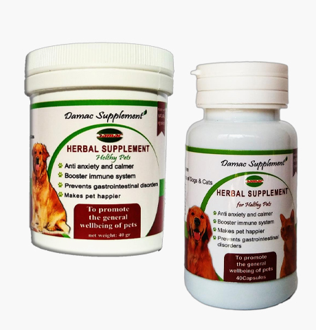 مکمل فیتوبیوتیک گربه و سگ داماک