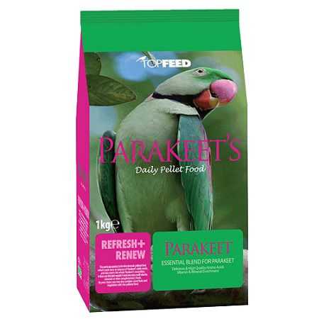 غذای طوطی سبز تاپ فید Topfeed Daily Pellet For Parakeet