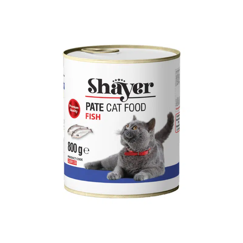 کنسرو گربه ماهی پته ( Pate ) شایر 800 گرم