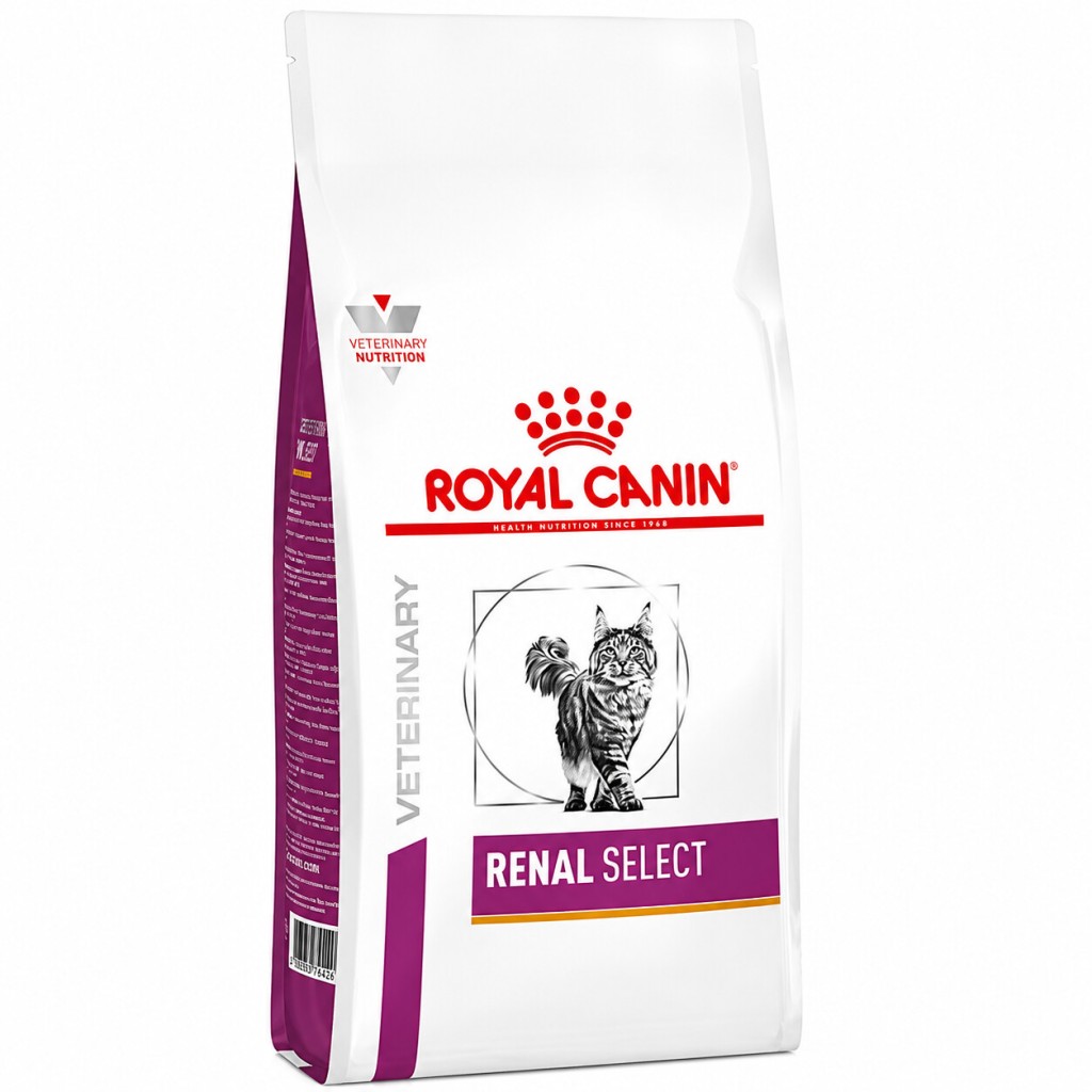 غذای خشک گربه رویال کنین مدل رنال سلکت renal select وزن 2 کیلوگرم