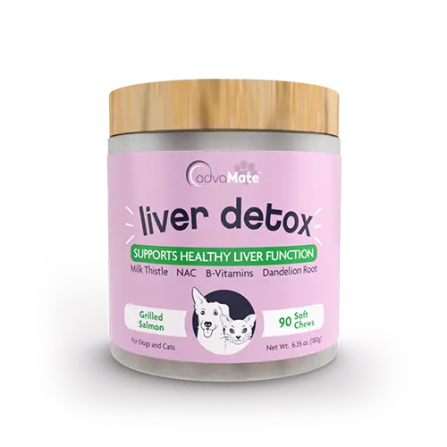 مکمل کبد سگ و گربه ادواکر (Advacare Liver Detox Supplement for Dogs & Cats)