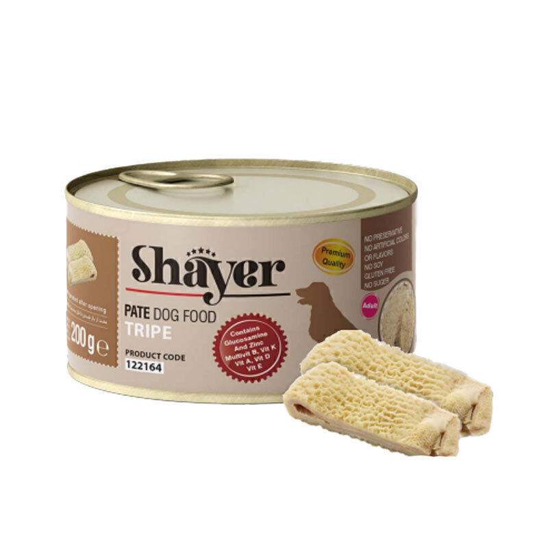 کنسرو سیرابی سگ  پته  شایر  200 گرم