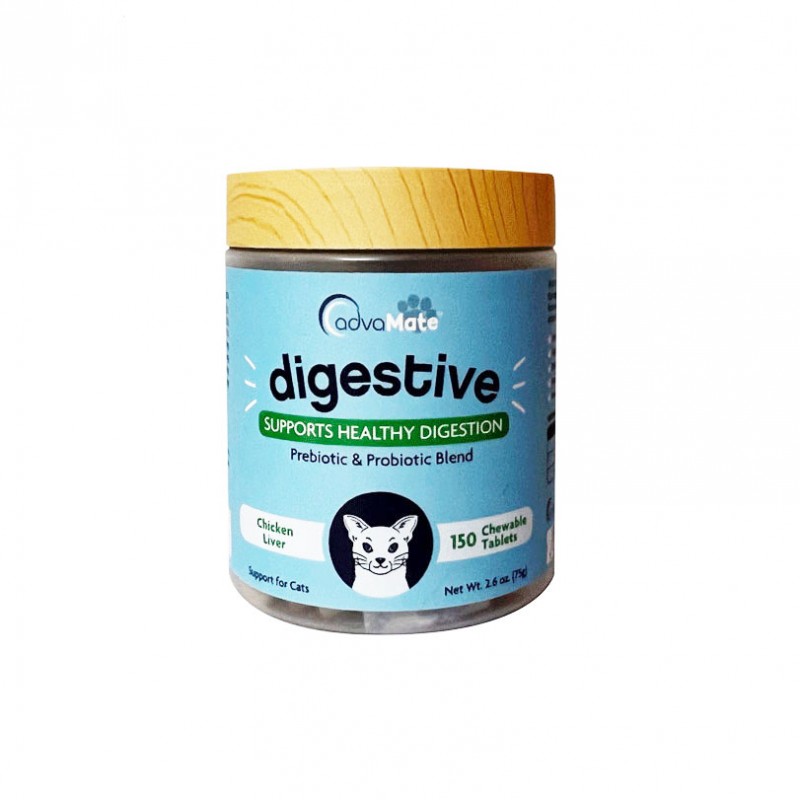 قرص مکمل گربه (Digestive) ادواکر  مدل گوارشی بسته 150 عددی