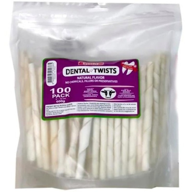 دنتال مدادی سفید تشویقی برند فرشی 100 عدد