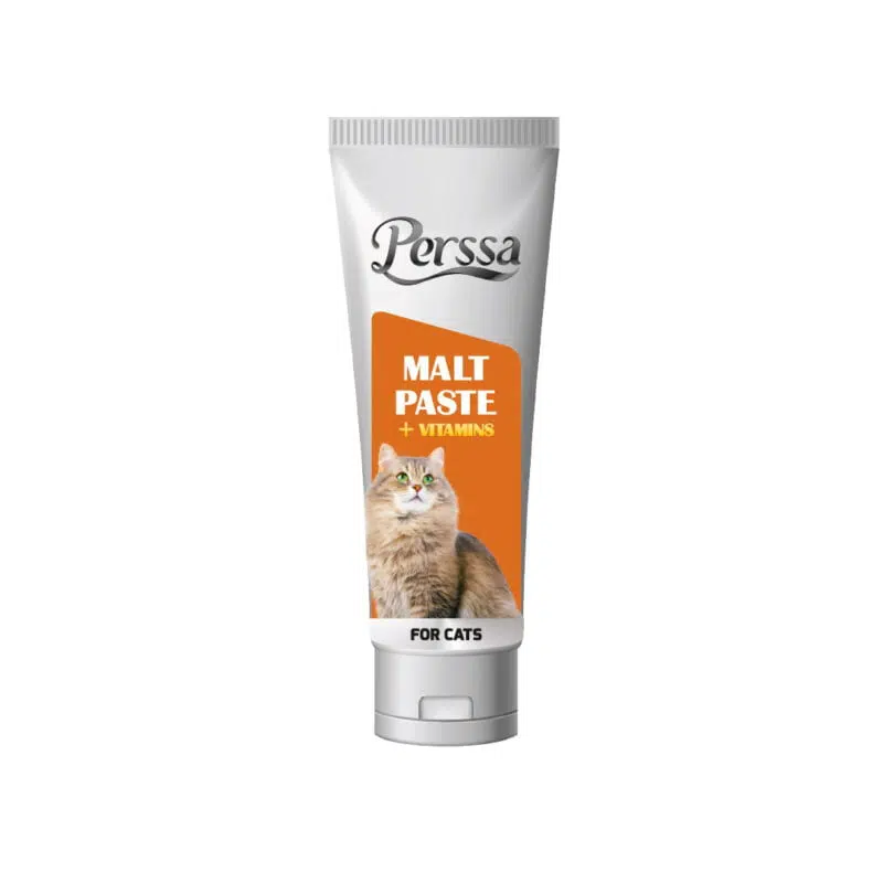 خمیر مالت گربه پرسا مدل anti-hairball و ویتامینه