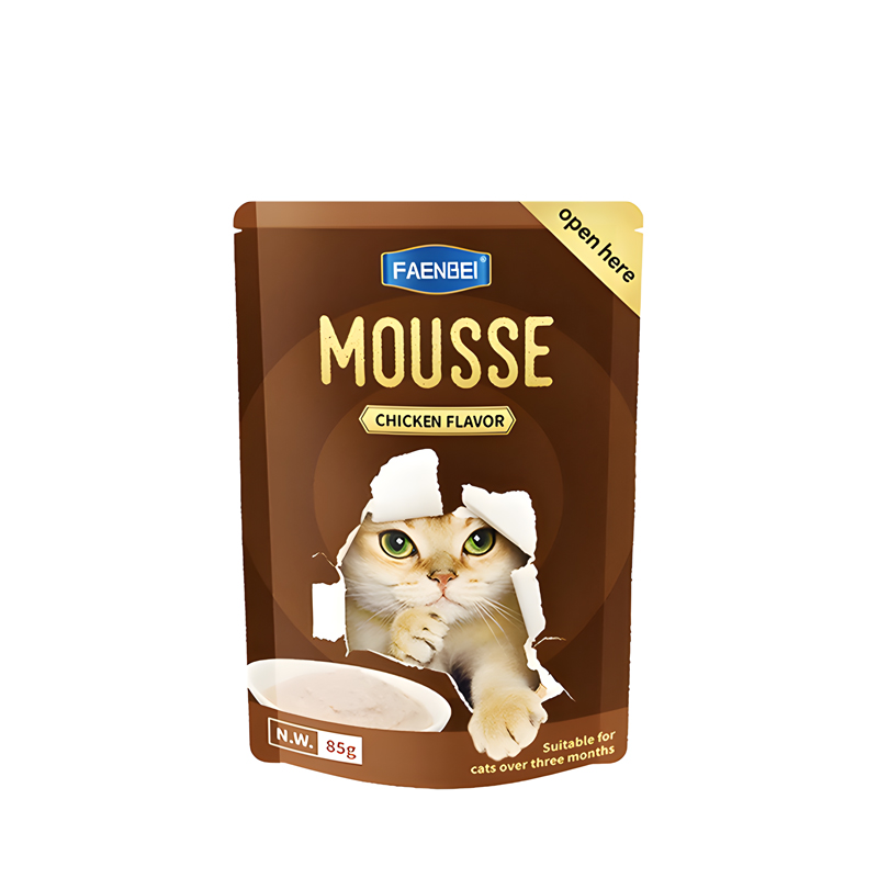 پوچ گربه فنبی مدل موس با طعم مرغ Faenbei Cat Mouse with Chicken وزن 85 گرم