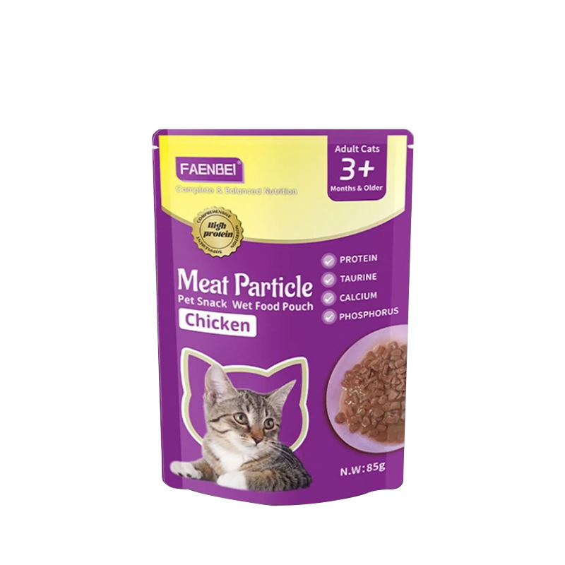پوچ گربه فنبی با طعم مرغ Faenbei Cat Meat Particle with Chicken Pouch وزن 85 گرم