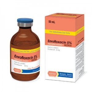 انروفلوکساسین 5% رویان   Enrofloxacin 5% Rooyan