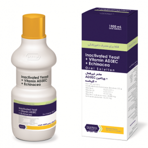 مخمر غیرفعال + ویتامین AD3EC + اکیناسه