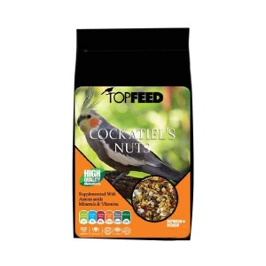 خوراک آجیلی عروس هلندی TopFeed Cockatiel's Nuts تاپ فید وزن 750 گرم