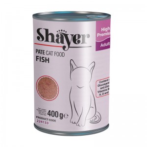 کنسرو گربه ماهی پته  ( Pate ) شایر 400 گرم