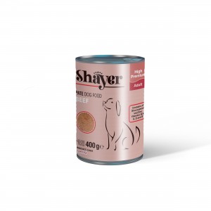 کنسرو گوشت قرمز سگ  پته  شایر  400گرم