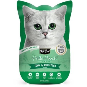 پوچ گربه کیت کت مدل ماهی تن و ماهی سفید