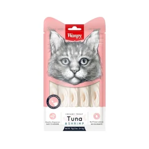 بستنی ونپی گربه بسته 5 عددی میگو و تن ماهی