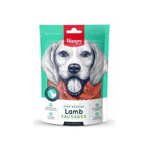 تشویقی سگ ونپی سوسیسی گوشت بره Wanpy lamb Sausages با وزن 100 گرم