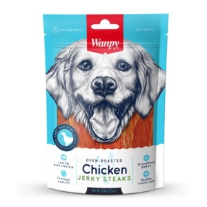 ونپی تشویقی سگ (chicken jerky steak) باوزن 100 گرم