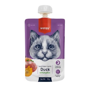 پودینگ گربه ونپی با طعم اردک و کدو تنبل 90 گرم