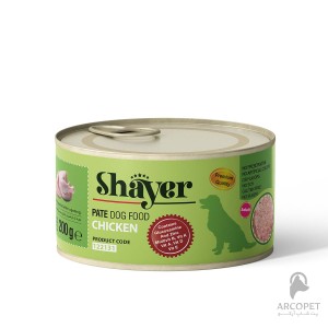 کنسرو مرغ  سگ  پته  شایر  200 گرم