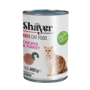 کنسرو گربه میانسال (pate senior)  پته سینیور شایر 400گرمی