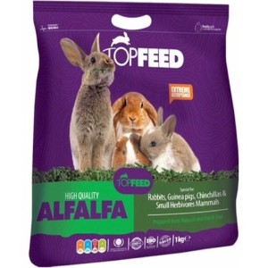 یونجه ساده جوندگان تاپ فید Topfeed Alfalfa وزن 1 کیلوگرم