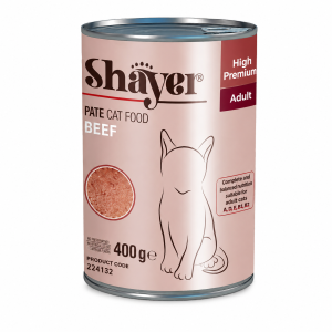 کنسرو گربه گوشت قرمز  ( Pate ) شایر 400 گرم