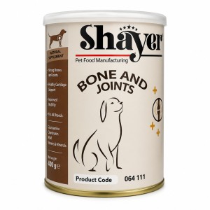 کنسرو سگ با طعم عصاره آب قلم ( bone&joints)  شایر 400گرمی