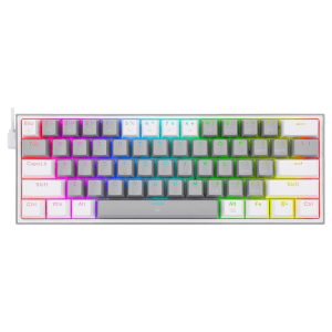 کیبورد مکانیکال گیمینگ ردراگون مدل Fizz Grey k617 Gaming
