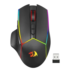 موس بی سیم ردراگون مدل AXE PRO M814RGB