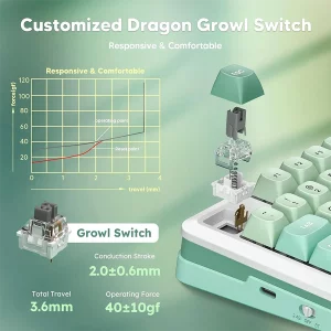 کیبورد بی سیم مکانیکال گیمینگ ردراگون Redragon Cyrus PRO K681 MG