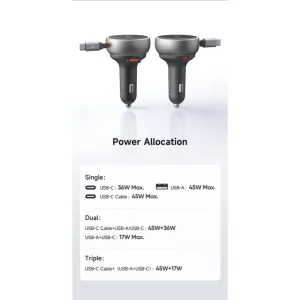 شارژر فندکی مک دودو Mcdodo CC-4850 توان 80 وات