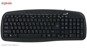 کیبورد جنیوس مدل KB-M225C همراه با حروف فارسی