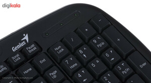 کیبورد جنیوس مدل KB-M225C همراه با حروف فارسی