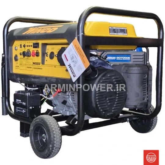 موتور برق ۱۱ کیلووات اینورتری وینکو مدل I10000DWHB | ریموت‌ استارت، ATS و سیم‌پیچ مس